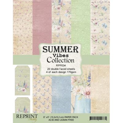 Reprint Summer Vibes Designpapier - Paper Pack